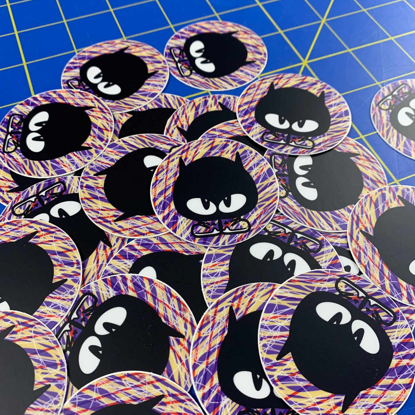 Chibibibi (Alien) Glitter Stickers