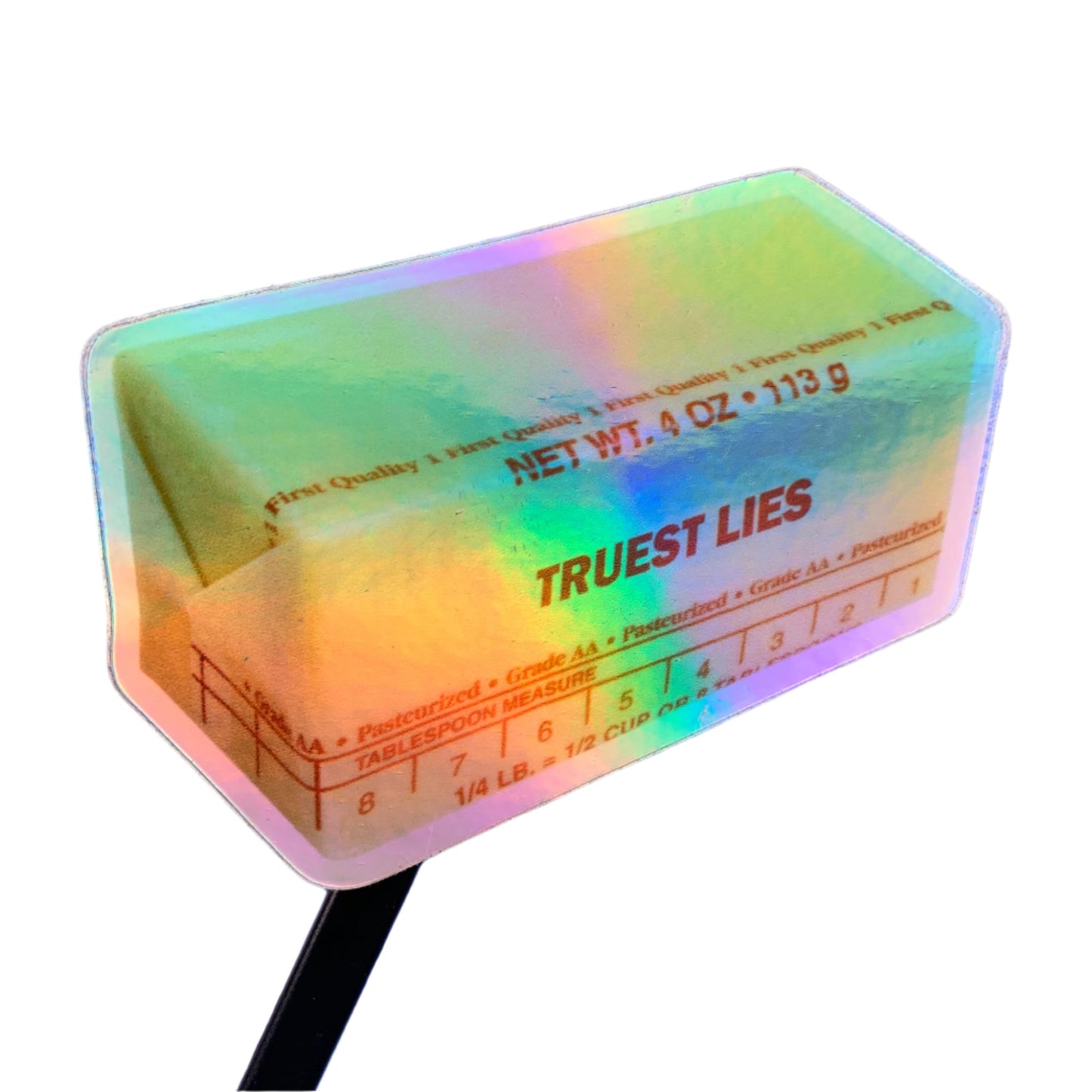 Butter Holographic Sticker
