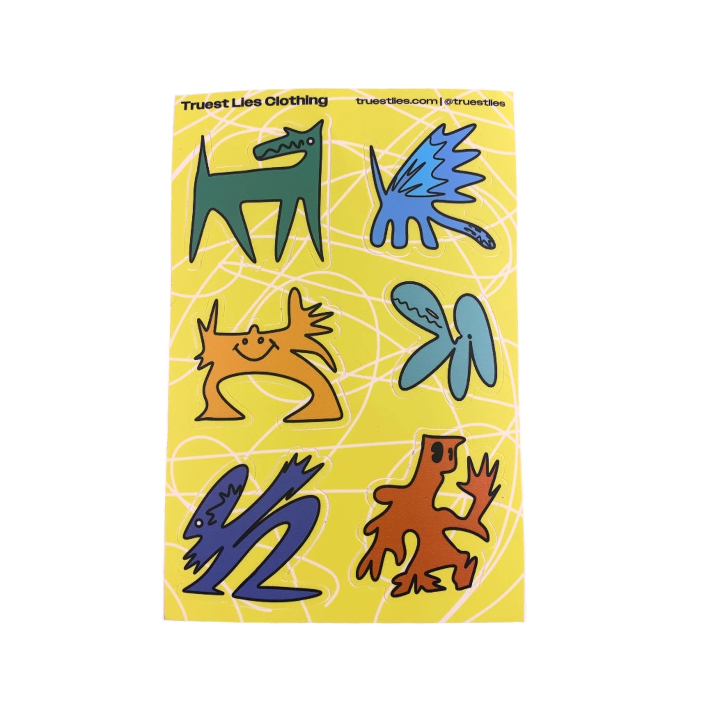 Doodle Friends Sticker Sheet