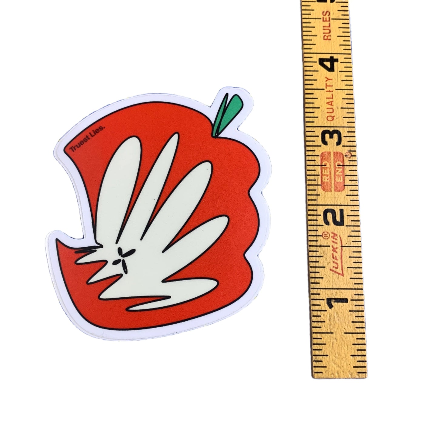 Rad Apple Sticker