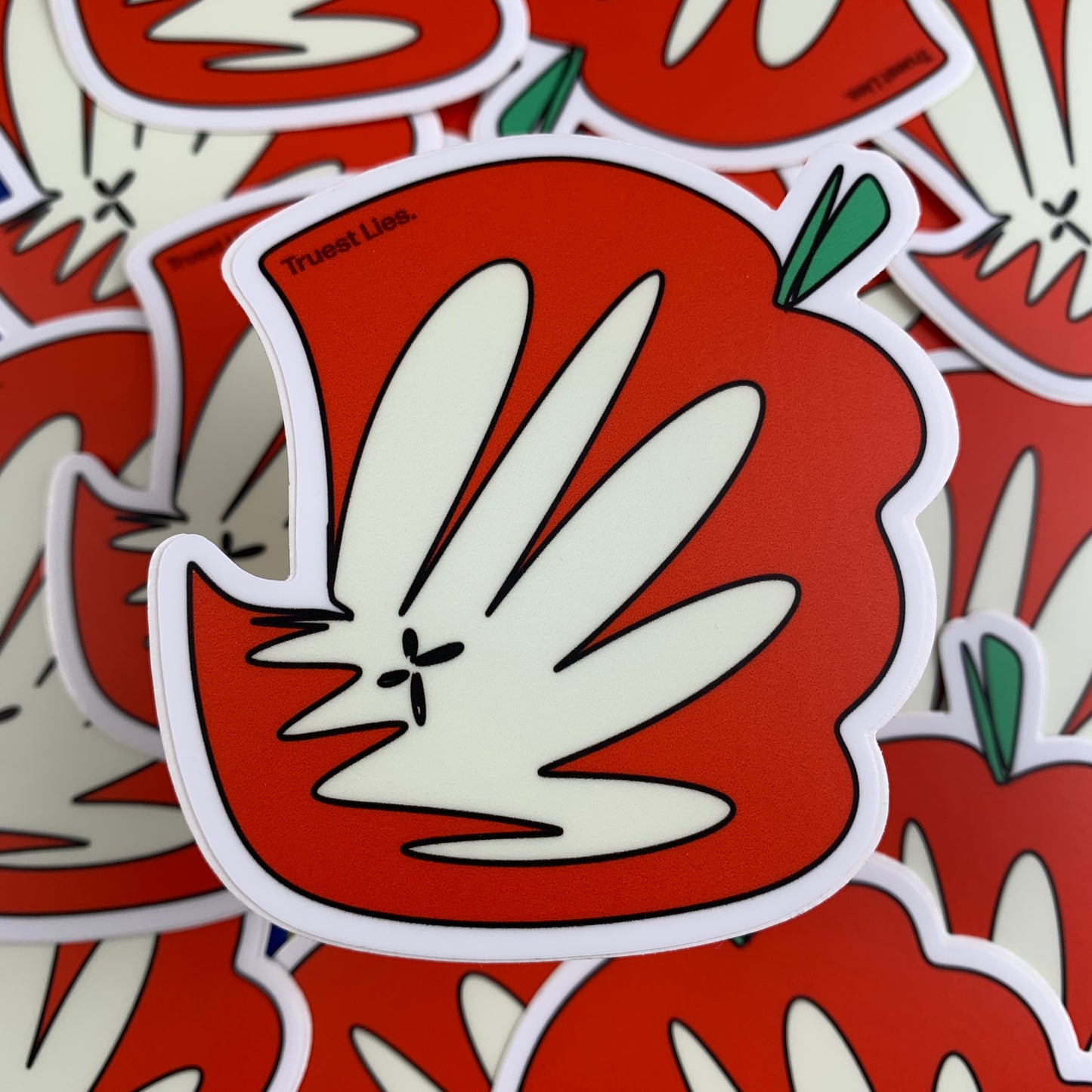 Rad Apple Sticker