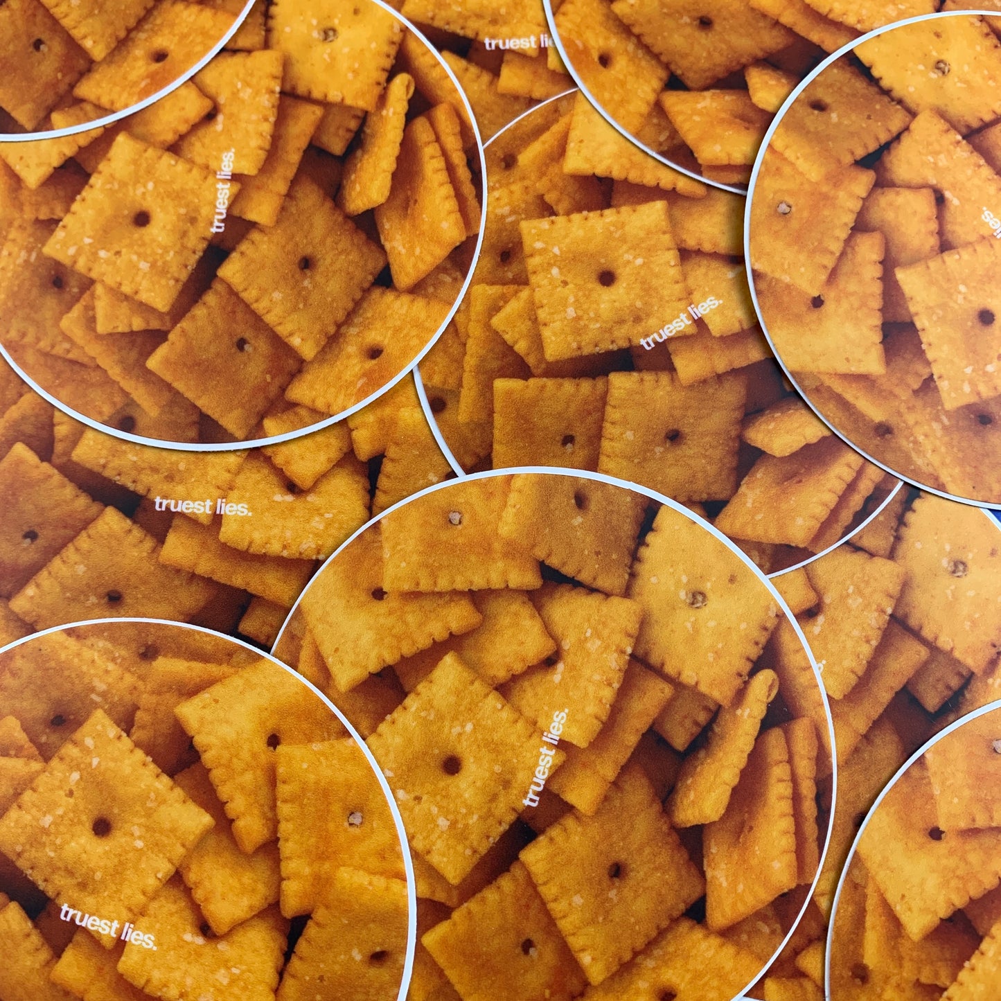 Orange Crackers Sticker