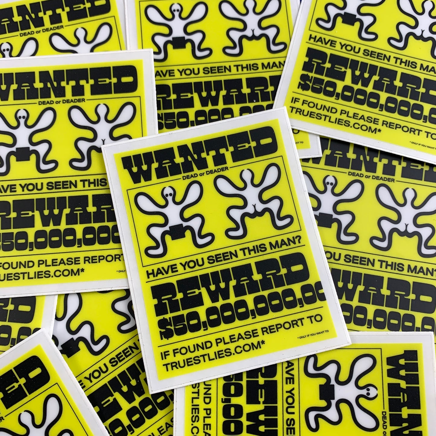WANTED Sticker
