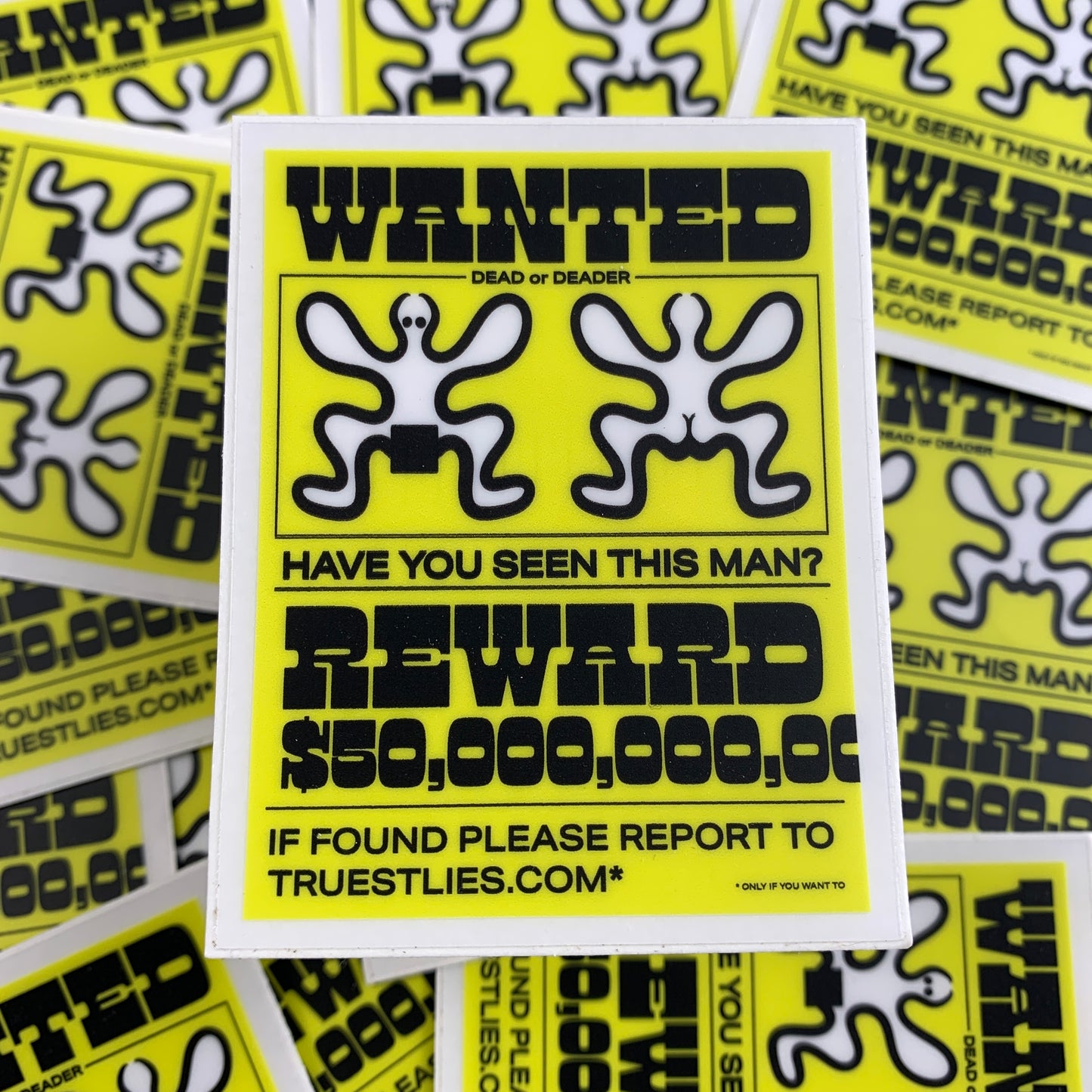 WANTED Sticker