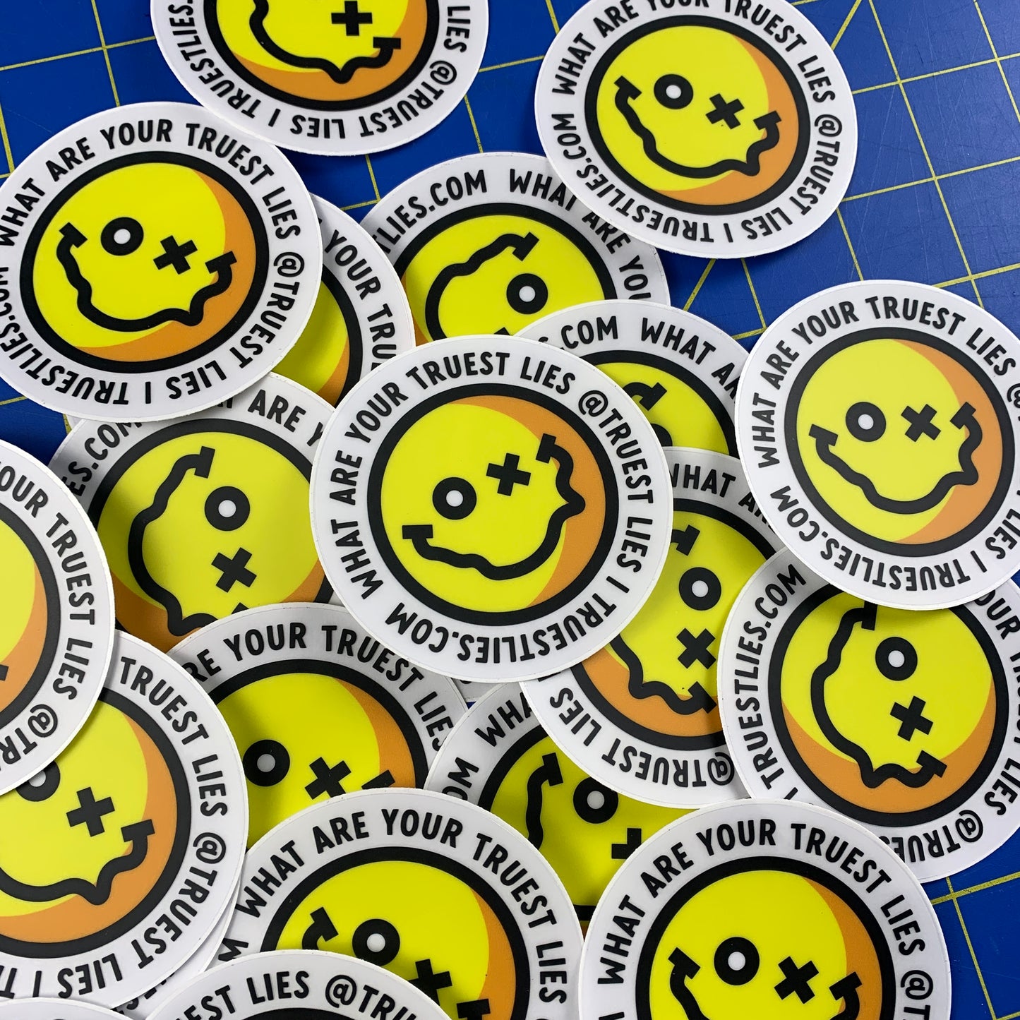 Slimey Face Sticker