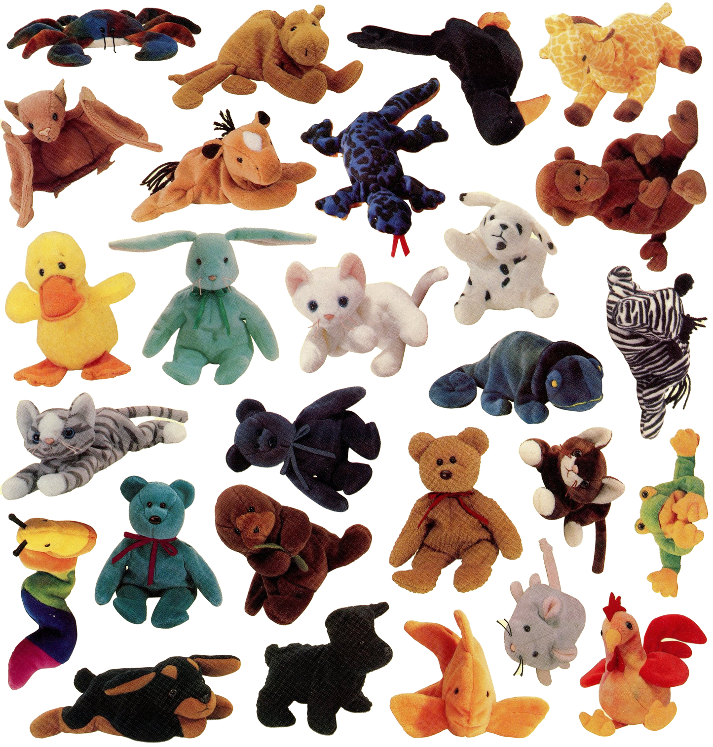 Stuffed Animals Glitter Stickers