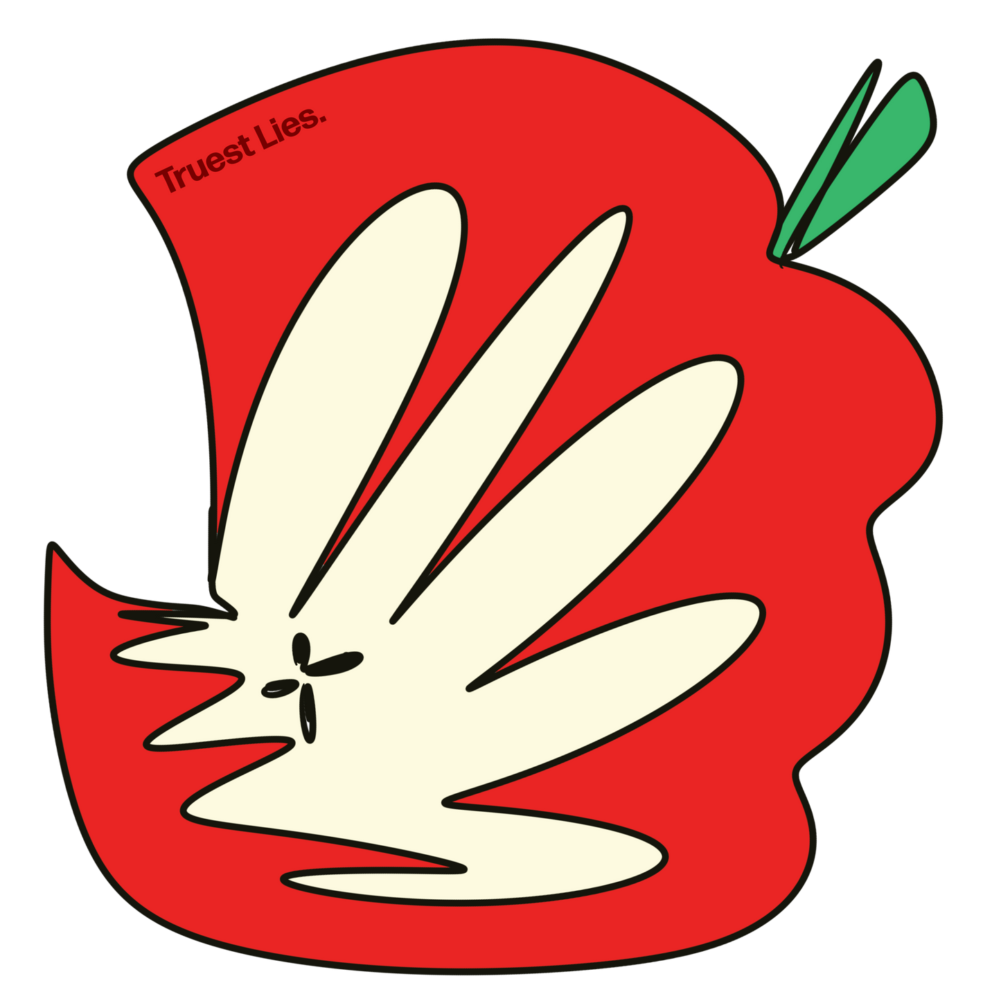Rad Apple Sticker